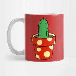 Cactus in Spotted Pot Mug